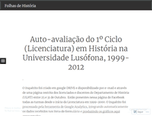 Tablet Screenshot of gloriainacselsis.wordpress.com