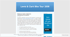 Desktop Screenshot of lcbiketour.wordpress.com