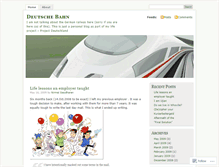 Tablet Screenshot of deutschebahn.wordpress.com