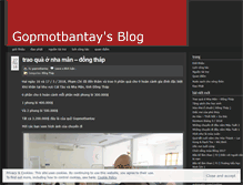 Tablet Screenshot of gopmotbantay.wordpress.com