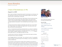 Tablet Screenshot of jasonherndon.wordpress.com
