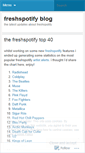 Mobile Screenshot of freshspotify.wordpress.com
