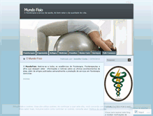 Tablet Screenshot of mundofisio.wordpress.com