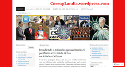 Desktop Screenshot of corruplandia.wordpress.com