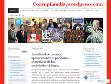 Tablet Screenshot of corruplandia.wordpress.com