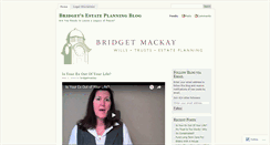 Desktop Screenshot of bridgetmackay.wordpress.com