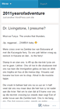 Mobile Screenshot of 2011yearofadventure.wordpress.com