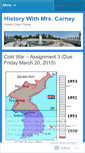Mobile Screenshot of historywithmrscarney.wordpress.com
