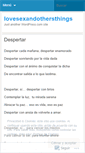 Mobile Screenshot of lovesexandothersthings.wordpress.com