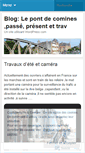 Mobile Screenshot of pontdecomines.wordpress.com