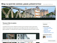 Tablet Screenshot of pontdecomines.wordpress.com