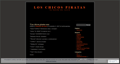 Desktop Screenshot of loschicospiratas.wordpress.com