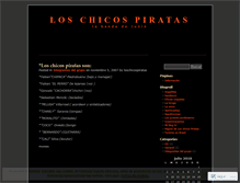 Tablet Screenshot of loschicospiratas.wordpress.com