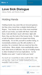 Mobile Screenshot of lovesickdialogue.wordpress.com