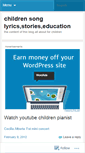 Mobile Screenshot of childrenblogs.wordpress.com