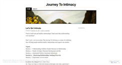 Desktop Screenshot of getintimate.wordpress.com