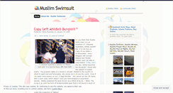 Desktop Screenshot of muslimswimsuit.wordpress.com