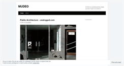 Desktop Screenshot of mudeo.wordpress.com