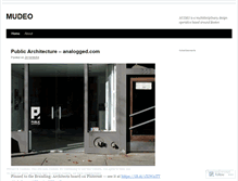 Tablet Screenshot of mudeo.wordpress.com