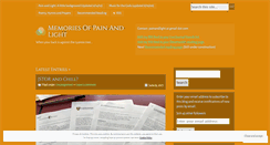 Desktop Screenshot of painandlight.wordpress.com