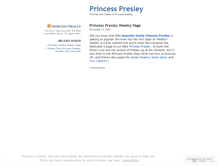 Tablet Screenshot of princesspresley.wordpress.com