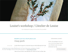 Tablet Screenshot of louisesworkshop.wordpress.com