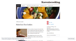 Desktop Screenshot of kareniscooking.wordpress.com