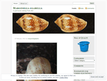 Tablet Screenshot of marginellaglabella.wordpress.com