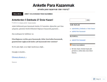 Tablet Screenshot of anketleparakazanmak.wordpress.com