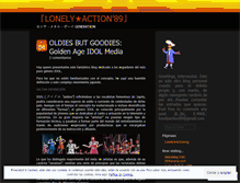 Tablet Screenshot of lonelyaction89.wordpress.com