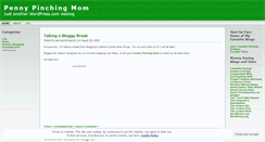 Desktop Screenshot of pennypinchingmom.wordpress.com