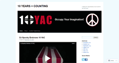 Desktop Screenshot of 10yearsandcounting.wordpress.com