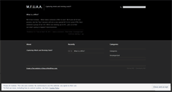Desktop Screenshot of mfuaa1.wordpress.com