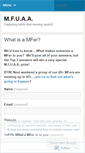 Mobile Screenshot of mfuaa1.wordpress.com