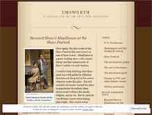 Tablet Screenshot of emsworth.wordpress.com