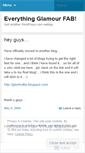Mobile Screenshot of glamourfab.wordpress.com