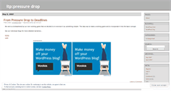 Desktop Screenshot of pressuredrop.wordpress.com