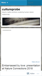 Mobile Screenshot of cultureprobe.wordpress.com