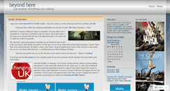 Desktop Screenshot of beyondhere.wordpress.com