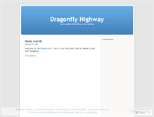 Tablet Screenshot of dragonfly.wordpress.com