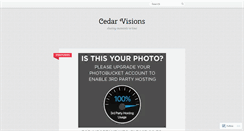Desktop Screenshot of cedarvisions.wordpress.com