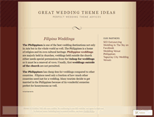 Tablet Screenshot of filipinoweddings.wordpress.com