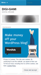 Mobile Screenshot of digigami.wordpress.com