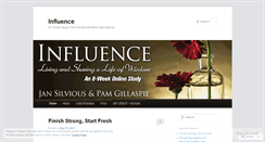 Desktop Screenshot of influencestudy.wordpress.com