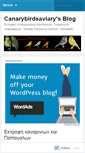 Mobile Screenshot of canarybirdsaviary.wordpress.com