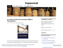 Tablet Screenshot of ergopurmalt.wordpress.com