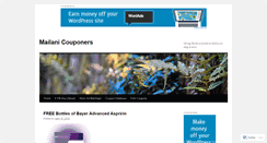Desktop Screenshot of mailanicouponers.wordpress.com