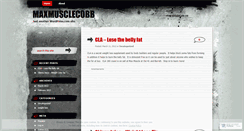 Desktop Screenshot of maxmusclecobb.wordpress.com