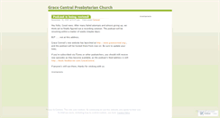 Desktop Screenshot of gracecentral.wordpress.com