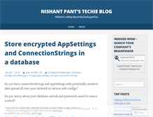 Tablet Screenshot of nishantpant.wordpress.com